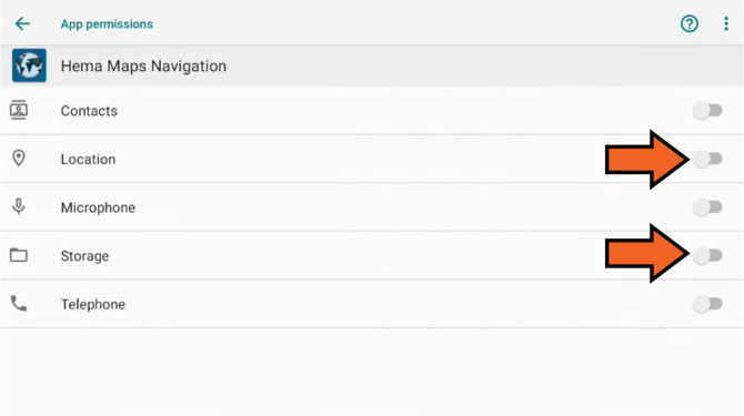 Hema Nav wont launch image